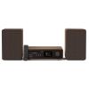 Pure Classic Stereo Coffee Black/Walnut EU/UK Stereosouprava v retro stylu , černá, vlašský ořech