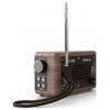 Pure Classic Mini Coffee Black/Walnt EU/UK/AU 253800 stolní rádio, DAB+, FM, DAB+, FM, USB, Bluetooth, s akumulátorem, černá, vlašský ořech