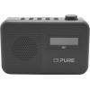 Pure Elan One2 Charcoal EU/UK/AU 252517 kapesní rádio, DAB+, FM, Bluetooth, DAB+, černá