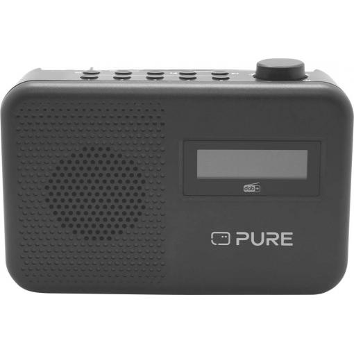 Pure Elan One2 Charcoal EU/UK/AU 252517 kapesní rádio, DAB+, FM, Bluetooth, DAB+, černá