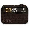 Pure Moment Charge 252450 radiobudík, Ambientní osvětlení, bezdrátové nabíjení, Kávově černá