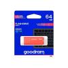 Flash disk GOODRAM USB 3.0 64GB bílo-oranžový