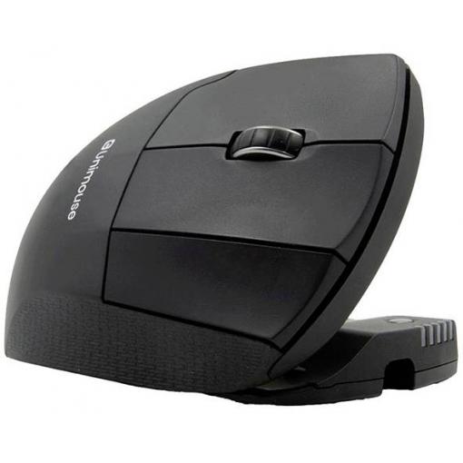 Contour Contour UniMouse wireless Bluetooth link ergonomická myš, přenos Bluetooth®, 7 tlačítko, 4000 dpi, černá