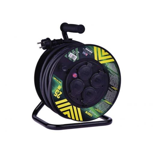 Prodlužovací kabel na bubnu - 4 zásuvky 25m EMOS P084253