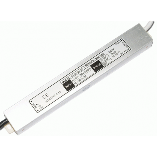 Síťový zdroj vestavný 230V/12V 2.5A 30W pro LED pásky CL-V-12030 vodotěsný