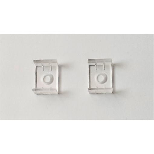LED příchytka pro alu profil Excelent 17x8mm,  2ks
