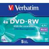 VERBATIM DVD-RW 4x, 4.7GB