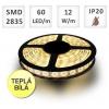 LED pásek 2835-060, teplá bílá, 60LED/m, délka modulu 5cm, IP20