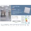 LED LUNAR světelný panel vestavný, 60W, 600x600mm, 5100lm, 4000K   PNL020NW