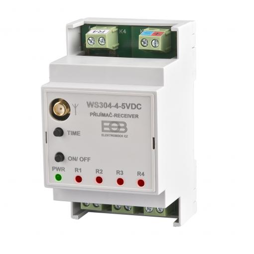 ELEKTROBOCK Dvou-kanálový přijímač WS304-4 5VDC
