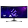 Viewsonic VX3418C-2K LED monitor 86.4 cm (34 palec)3440 x 1440 Pixel, 21:9, 1 ms, VA LED
