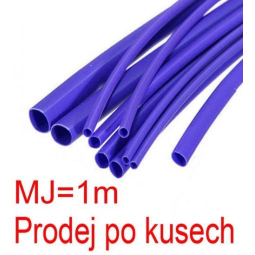 Smršťovací bužírka 16,0/8,0mm modrá, balení 1m