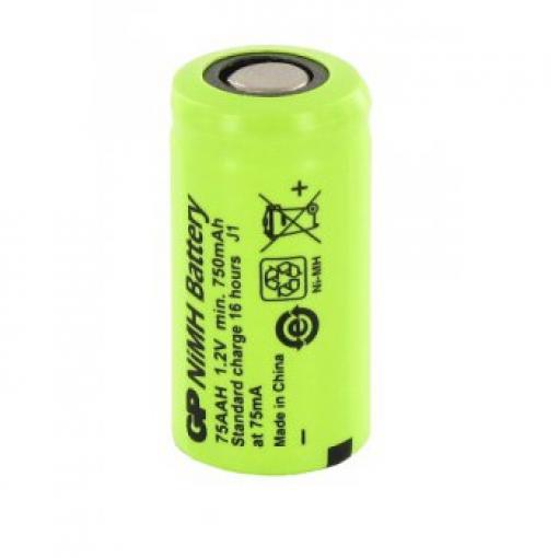 Akumulátor GP 75AAH 2/3AA, 1,2 V / 750 mAh, Ni-MH