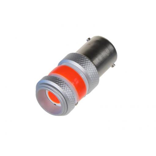 Autožárovka LED BA15s 9-60V 12W STU červená bal. 2ks