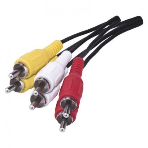 AV kabel EMOS SB4201, 3RCA-3RCA, 1,5m