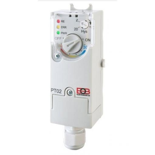 Elektronický příložný termostat PT02, 230 V, IP20