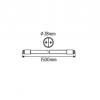 LED zářivka INQ 1500mm 22W 4000K 2200lm G13 T8