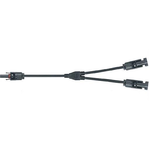 Rozbočka MC-4, 1× zdířka, 2× konektor, kabel 30 cm