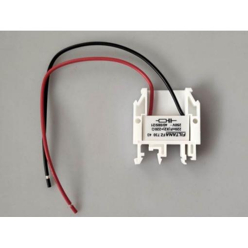 Zhášecí člen FZ 730 43 na DIN lištu, 220 nF (X2) + 220 Ω