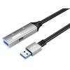 Aktivní prodlužovací kabel USB-A 3.2 Gen 1, 5 m, s repeaterem