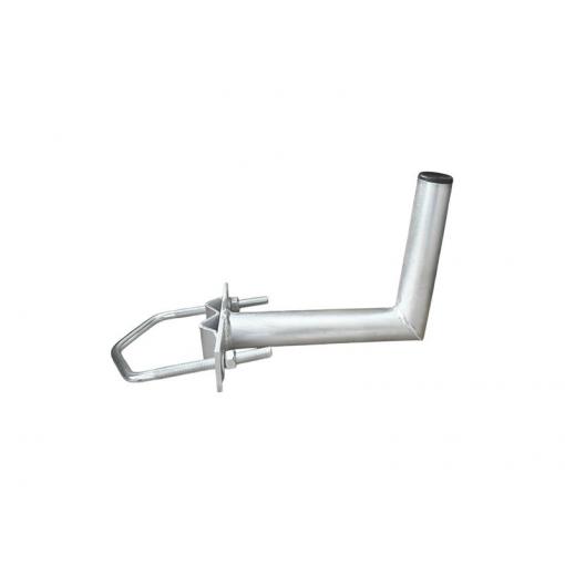 Anténní držák 25cm na stožár s vinklem, rozteč třmenu 120mm, trubka 42/2mm, výška 16cm