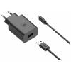 Motorola USB nabíječka, Qualcomm Quick Charge 3.0 , USB Power Delivery (USB-PD) , Rychlonabíječka, 1x USB A , 33 W, Dodávka energie, QC 3.0, černá