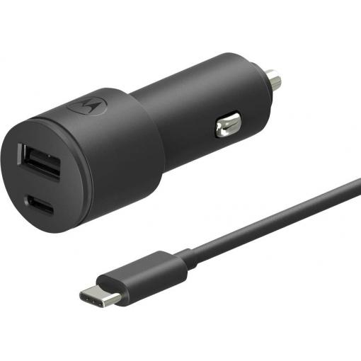 Motorola USB nabíječka, USB A, USB-C®, 45 W, Quick Charge 3.0, černá