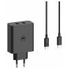 Motorola USB nabíječka, USB Power Delivery (USB-PD) , USB-C®, 125 W, Power Delivery 3.0, černá