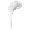 Motorola špuntová sluchátka (In Ear) kabelová bílá Vypnutí zvuku mikrofonu