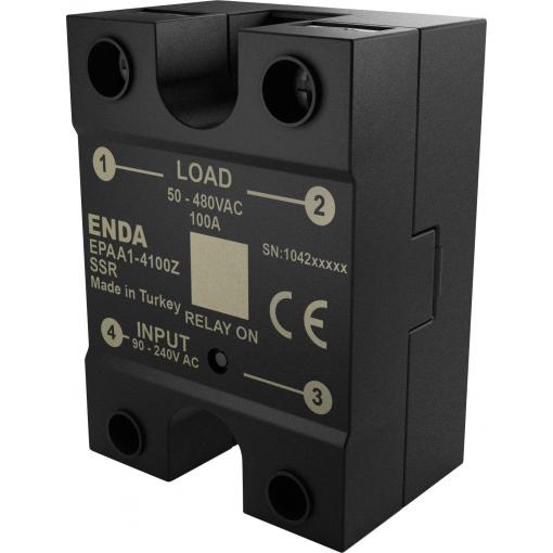 Enda polovodičové relé EPAA1-240Z 40 A Spínací napětí (max.): 320 V/AC spínání při nulovém napětí 1 ks