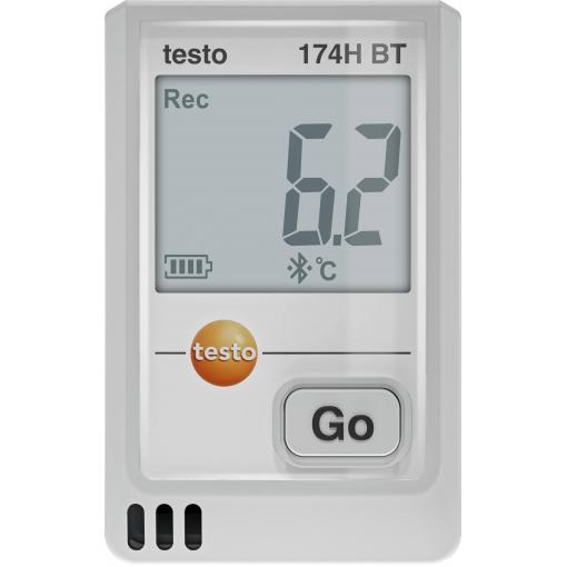 testo 174 H  BT teplotní datalogger, datalogger vzdušné vlhkosti teplota, vlhkost vzduchu -20 do +70 °C 0 do 100 % rF