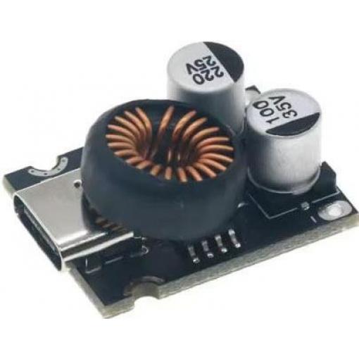 Step-down měnič PD65W, 12-24 V na 5 V/3 A, USB-C