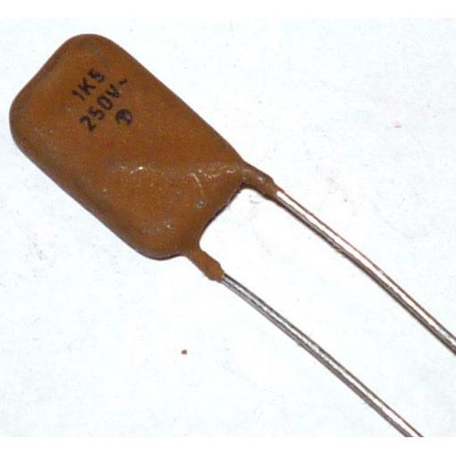 Keramický kondenzátor 1n5 250 V~, SK73660, THT