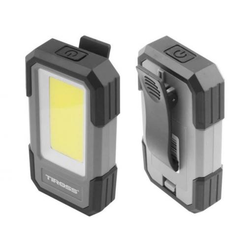 Svítilna LED COB 3 W, 300 lm, TIROSS, 3× AAA