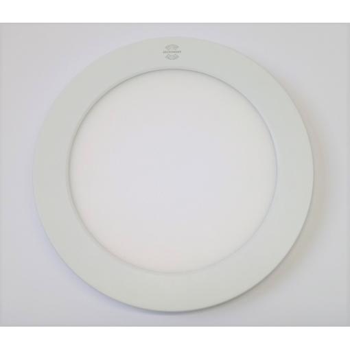 Svítidlo LED přisazené, 12W, 960lm, 3000-6000K, kruhové, s mikrovlnným pohybovým čidlem, bílé