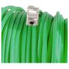 LogiLink CQ5060S RJ45 síťové kabely, propojovací kabely CAT 7 S/FTP 60 m zelenožlutá bez halogenů, Vyvíjí málo spalin, krytí PUR 1 ks