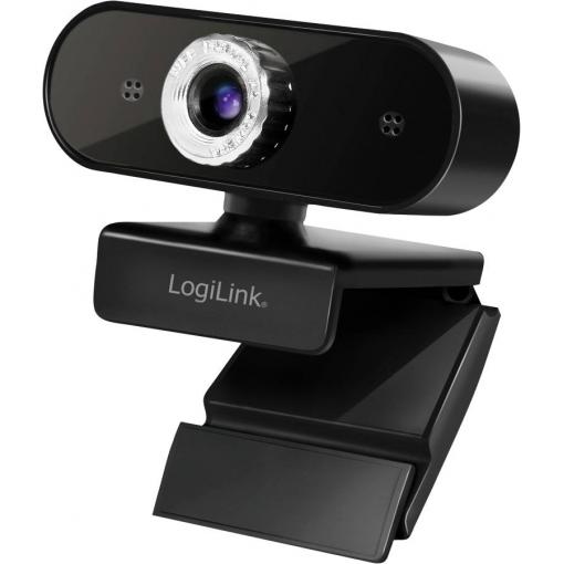 LogiLink UA0368 HD webkamera, upínací uchycení, Mikrofon