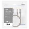 LogiLink CA1204 cinch audio kabel 2.0 m černá stíněný, barevně rozlišený