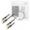 LogiLink CA1204 cinch audio kabel 2.0 m černá stíněný, barevně rozlišený