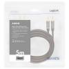 LogiLink CA1211 audio kabel 5.0 m černá stíněný, barevně rozlišený