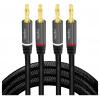 LogiLink CA1211 audio kabel 5.0 m černá stíněný, barevně rozlišený
