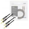 LogiLink CA1210 audio kabel 3.0 m černá stíněný, barevně rozlišený