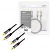 LogiLink CA1209 cinch audio kabel 10.0 m černá stíněný, barevně rozlišený