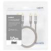 LogiLink CA1209 cinch audio kabel 10.0 m černá stíněný, barevně rozlišený