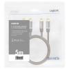 LogiLink CA1207 cinch audio kabel 5.0 m černá stíněný, barevně rozlišený
