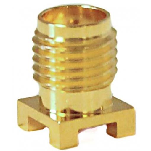 Mueller Electric BU-1420711201 adaptérový konektor, SMA zásuvka - rovná, mosaz