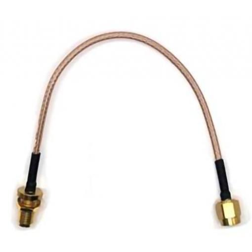 Mueller Electric BU-4150031006 koaxiální kabel SMA zásuvka SMA zástrčka 0.15 m transparentní 1 ks