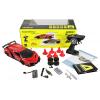 Amewi Veneno Drift Car červená komutátorový 1:18 RC model auta elektrický drift 4WD (4x4) RtR 2,4 GHz vč. akumulátorů a kabelu k nabíjení, úsporná sada