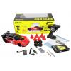 Amewi Corvette C6.R Drift Car červená komutátorový 1:18 RC model auta elektrický drift 4WD (4x4) RtF 2,4 GHz vč. akumulátorů a kabelu k nabíjení, úsporná sada