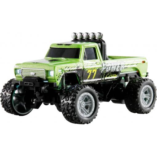 Amewi Die Cast zelená komutátorový 1:64 RC model auta elektrický monster truck zadní 2WD (4x2) RtR 2,4 GHz